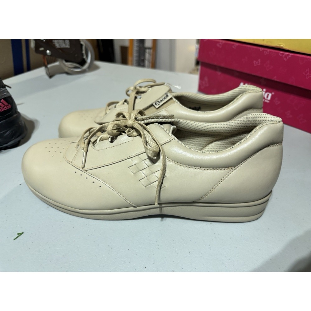 ACOR Orthopedic Diabetic Tan Leather X-Static Shoes Euro 44 US‎ 10 NIB